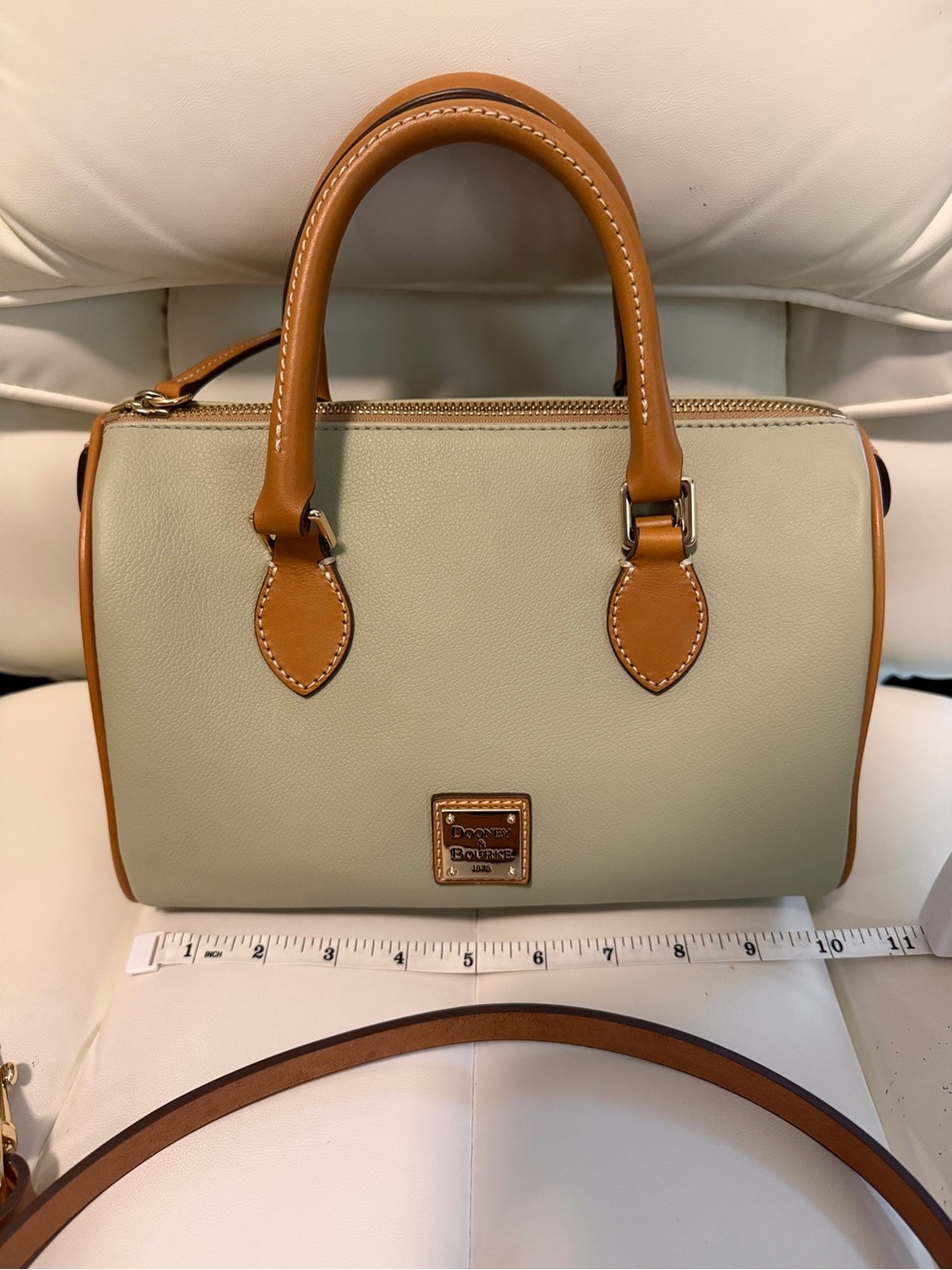 Dooney & Bourke Barrel 25 in Olive (light sage)